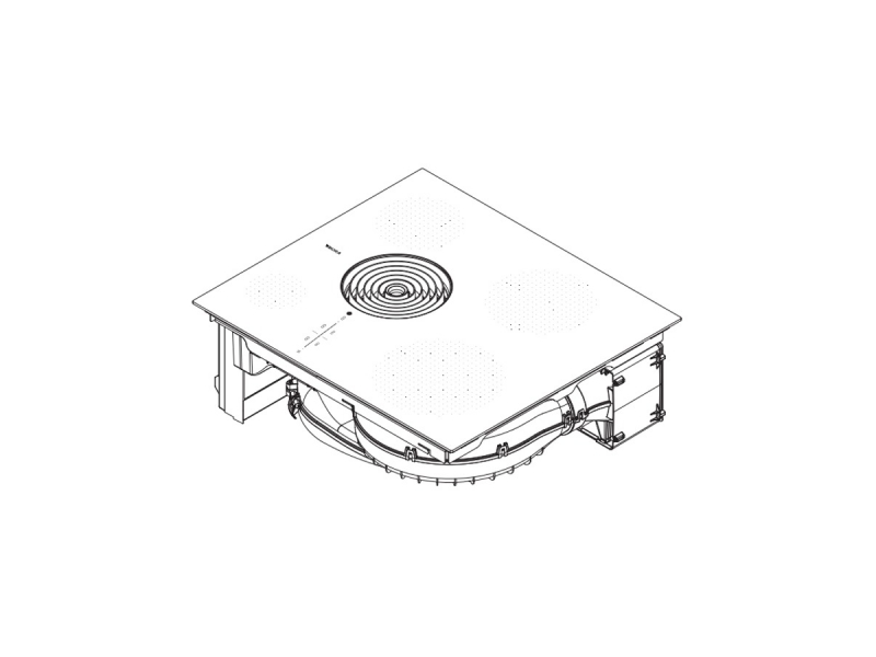 PURSU – indukcyjna płyta grzewcza ze zintegrowanym wyciągiem oparów w obiegu zamkniętym